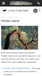 Mobile Screenshot of penderisland.info